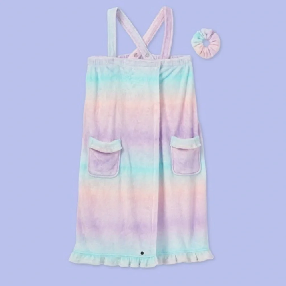 💋 Rainbow 🌈 Ombré Spa robe towel